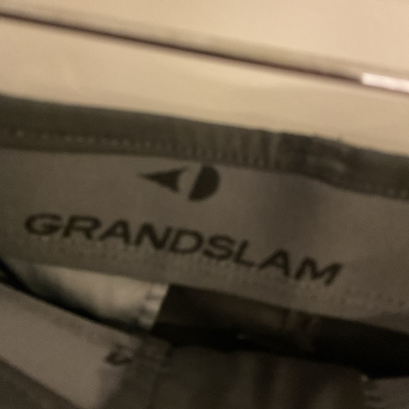 Grand Slam - Flat Front Stretch Dress Pants - Gray - Men’s Size 32x32 - Picture 3 of 10